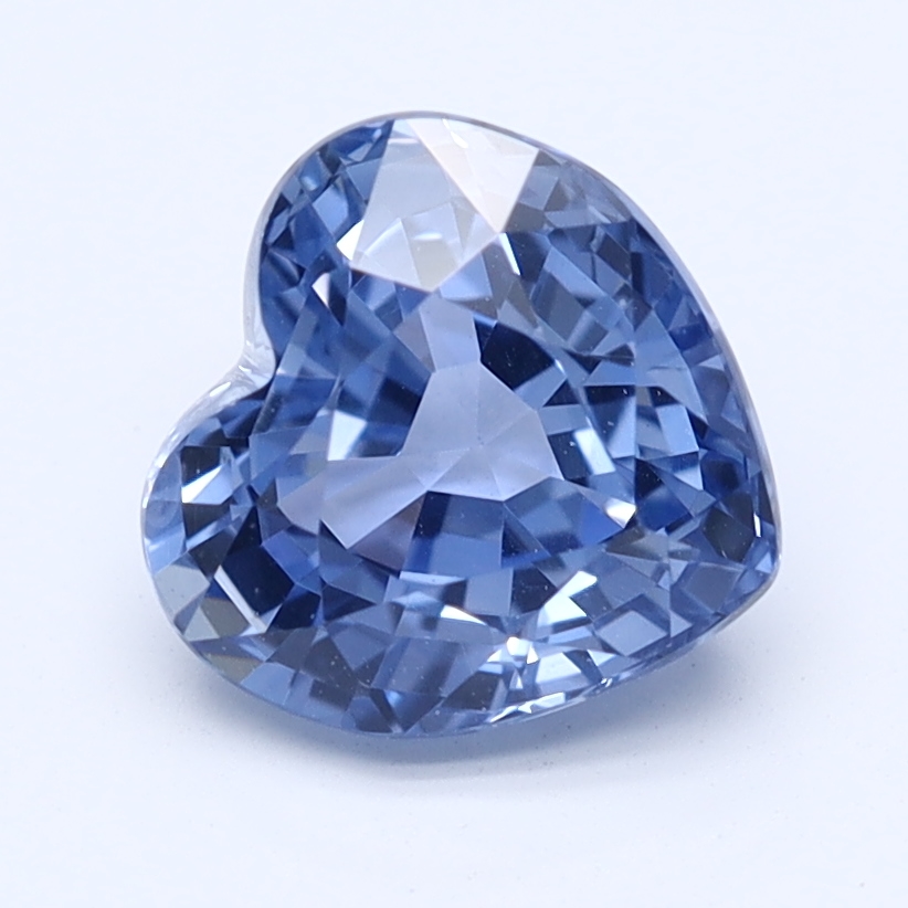 Heart Ice Blue Natural Sapphire