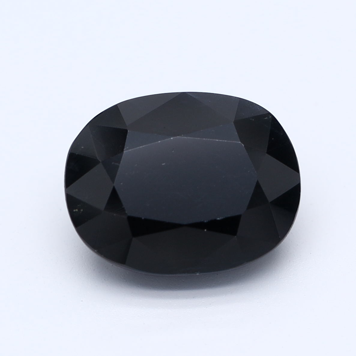 Oval Black Natural Sapphire
