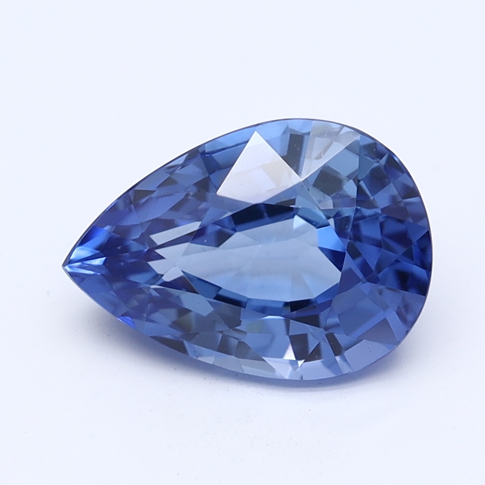 Pear Traditional Blue Natural Sapphire