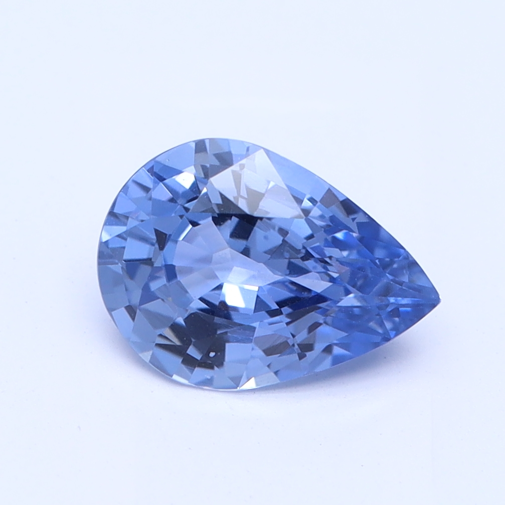 Pear Ice Blue Natural Sapphire