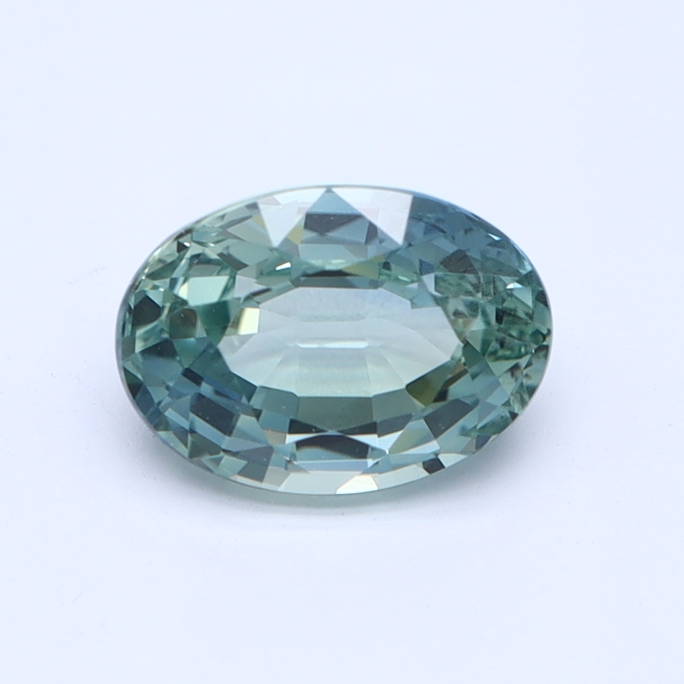 Oval Blue-Green Natural Sapphire