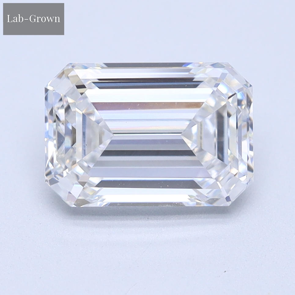 Emerald Cut Lab-Grown Diamond