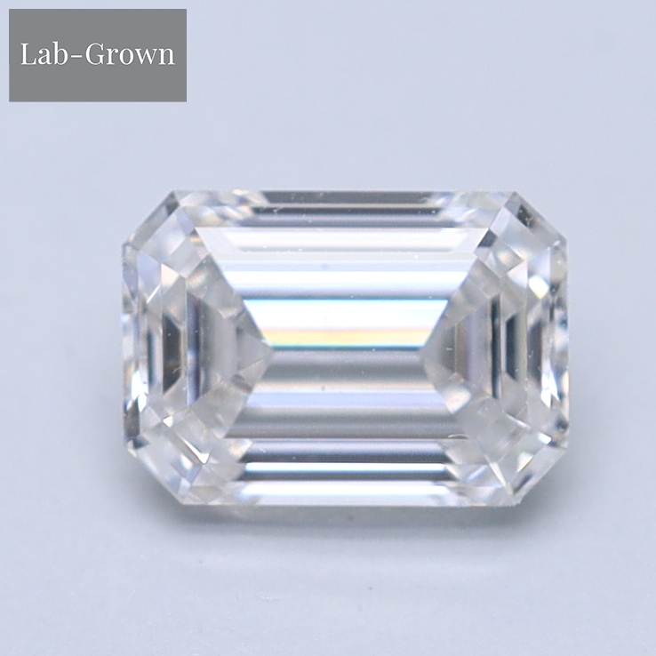 Emerald Cut Lab-Grown Diamond